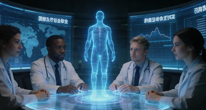 扶余肿瘤患者与医生讨论MRD检