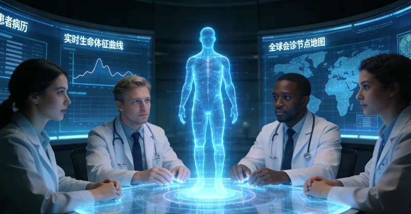 隆昌遗传咨询场景,医生正向家庭