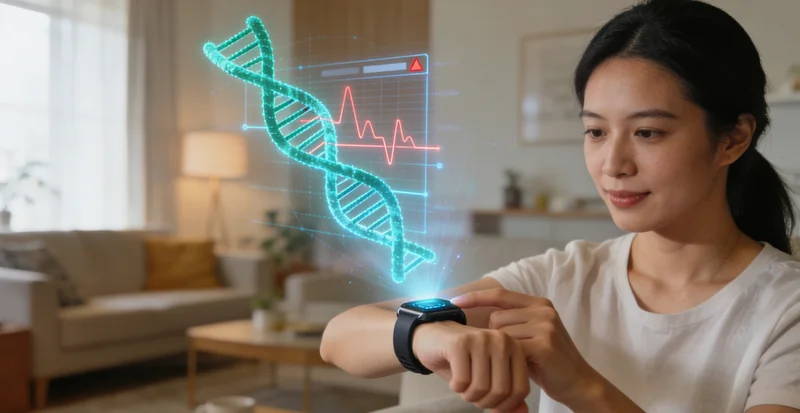 蚌埠患者家庭与医生共同查看基因