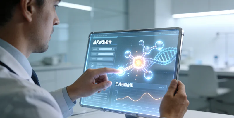 合山居民在医院咨询肺癌基因检测