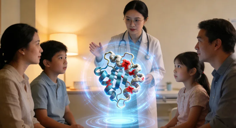 乌苏遗传咨询医生与居民沟通家族