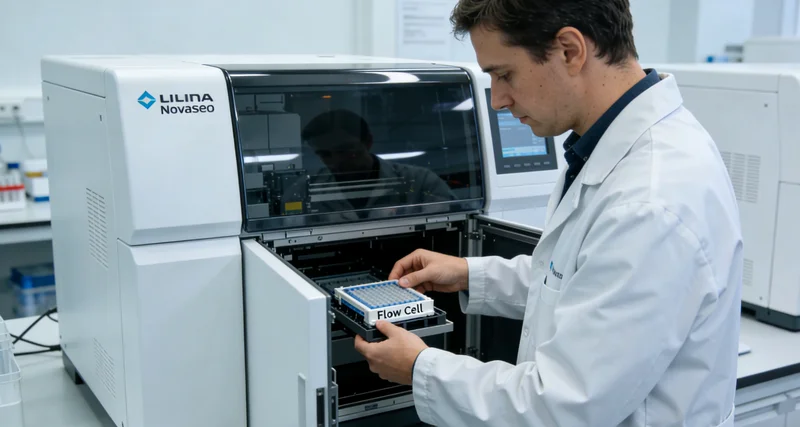 通化基因检测实验室内部工作场景