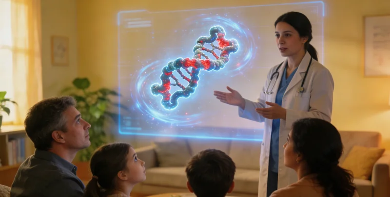 马尔康LFS家系遗传图谱示意图