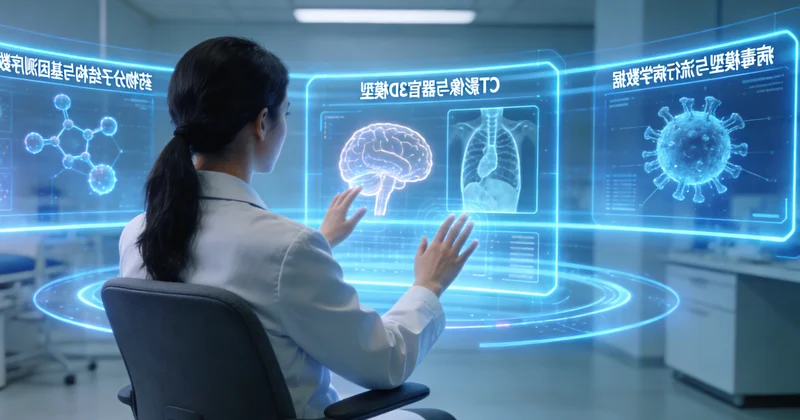 图木舒克医生与患者家属共同查看