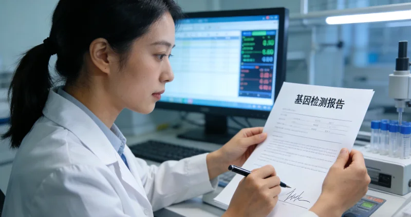 余姚医生为患者解读基因检测报告