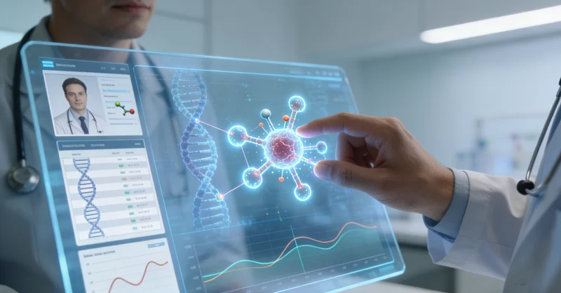 昆玉市民在医院进行基因检测咨询