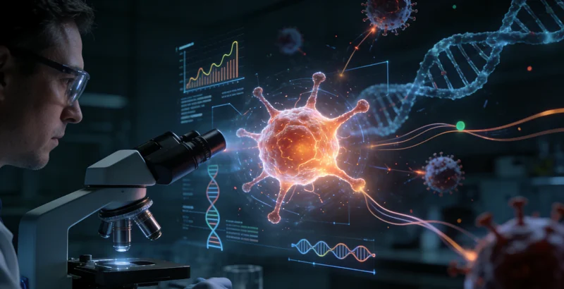 克州医院病理科医生进行肺癌组织