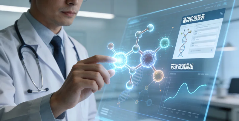 都江堰市民在医院进行基因检测采