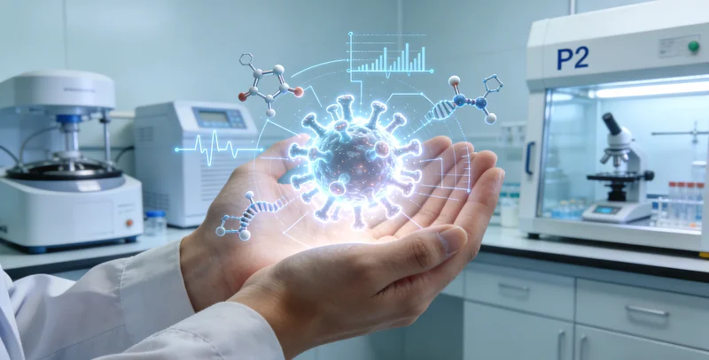 北京基因检测实验室技术人员进行