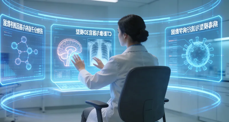 应城患者家庭与医生商讨脑部MR