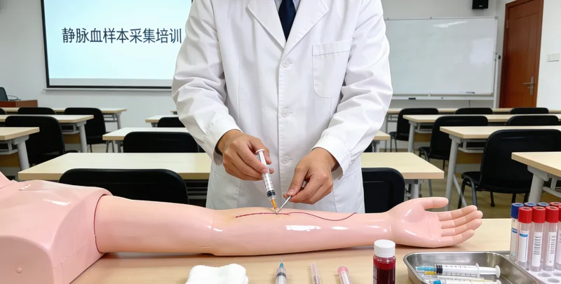 沁阳护士进行基因检测静脉采血操
