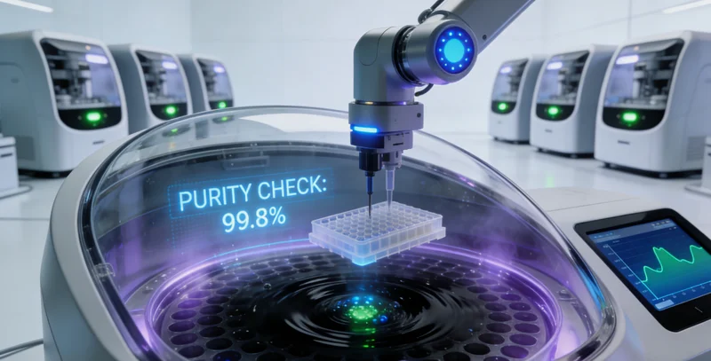 澄江医生在电脑前分析解读基因检
