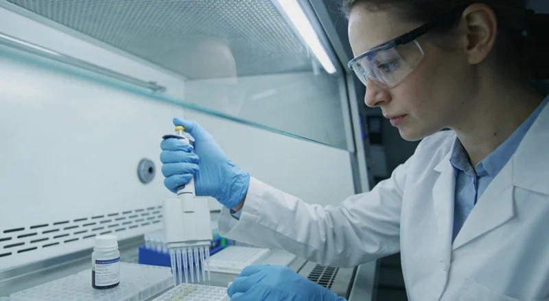 虎林医院护士进行静脉血采样用于