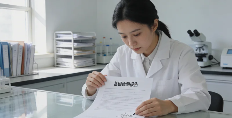 延安基因检测报告解读与咨询场景