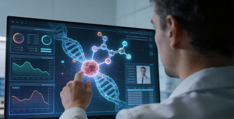 汉中患者与医生讨论肠癌基因检测