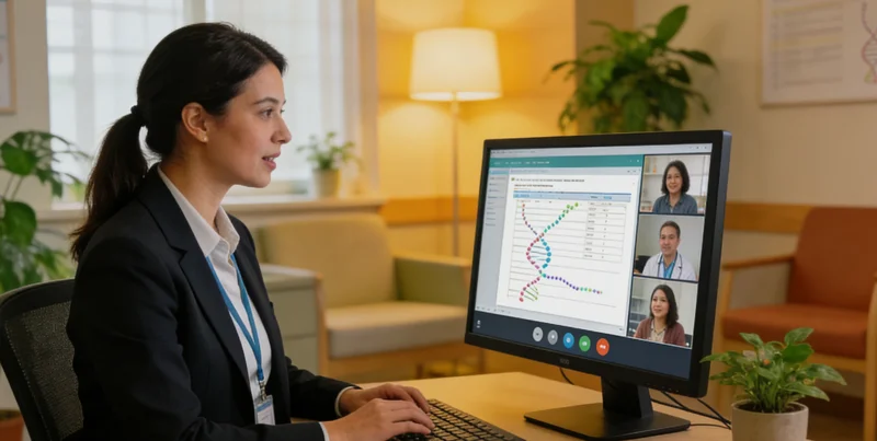 铁岭遗传咨询师向家庭解释二尖瓣