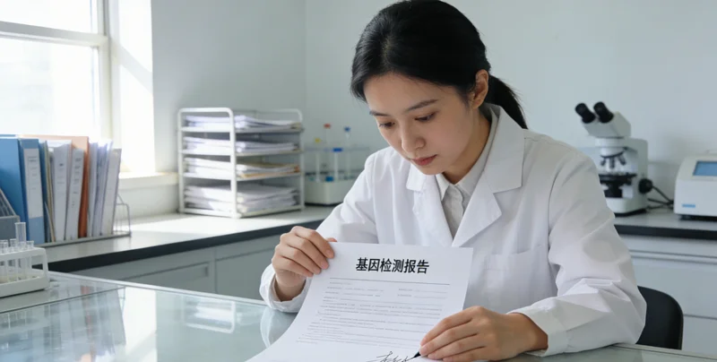 宣威用户阅读基因检测报告得到专