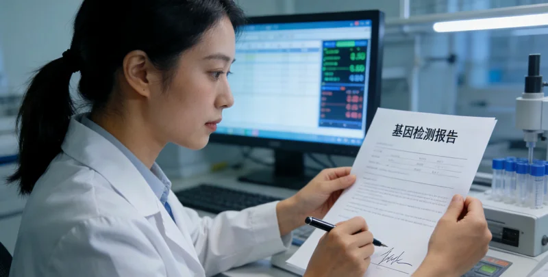 基因检测科学原理与报告解读示意