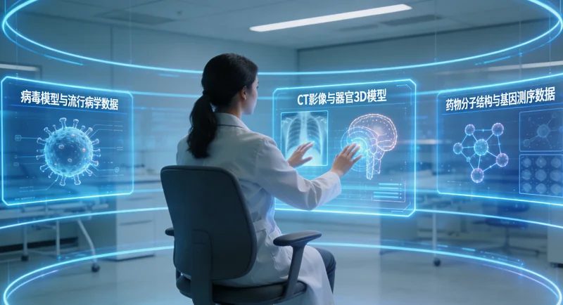 克州遗传咨询师在诊室与家庭成员