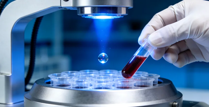 界首护士进行基因检测血液样本采