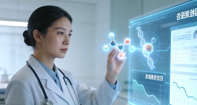 丰城医生与患者家属讨论基因检测