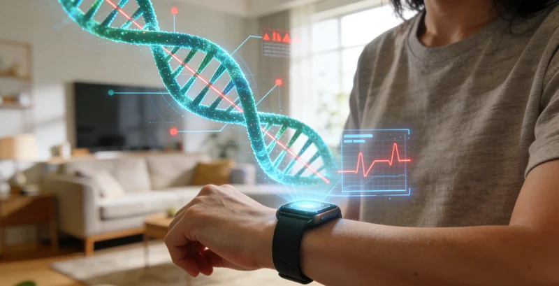 上海肿瘤专家与患者共同查看基因