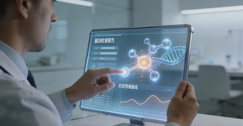 北京医院医生为患者解读基因检测