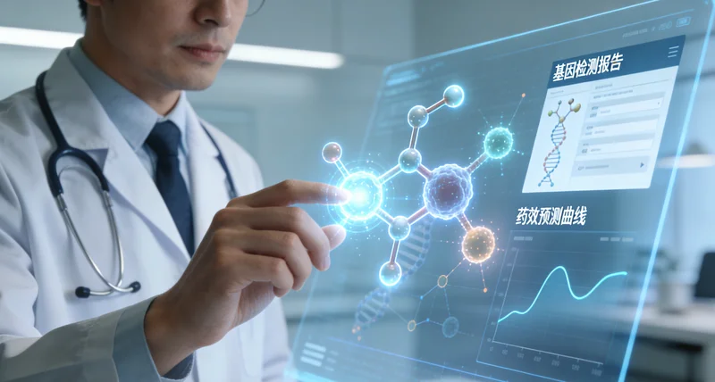 仁怀医院病理科医生查看肺癌组织