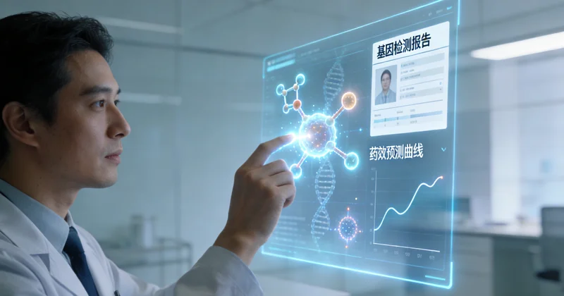 武安患者家属与医生共同查看基因