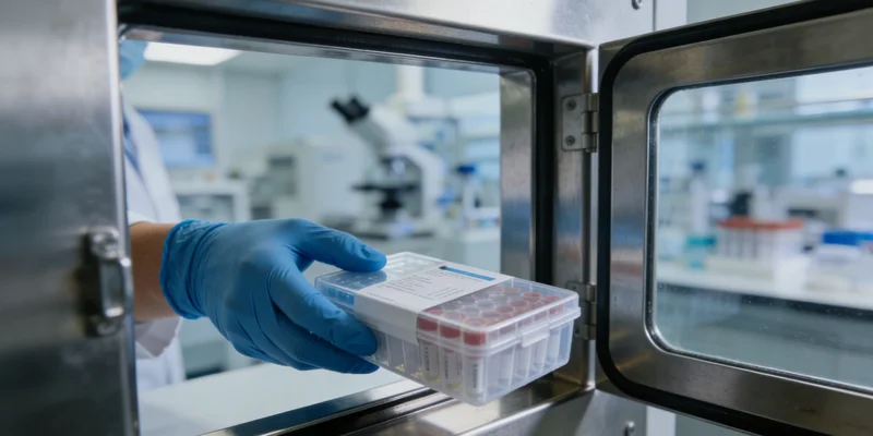 葫芦岛基因检测采样过程示意图