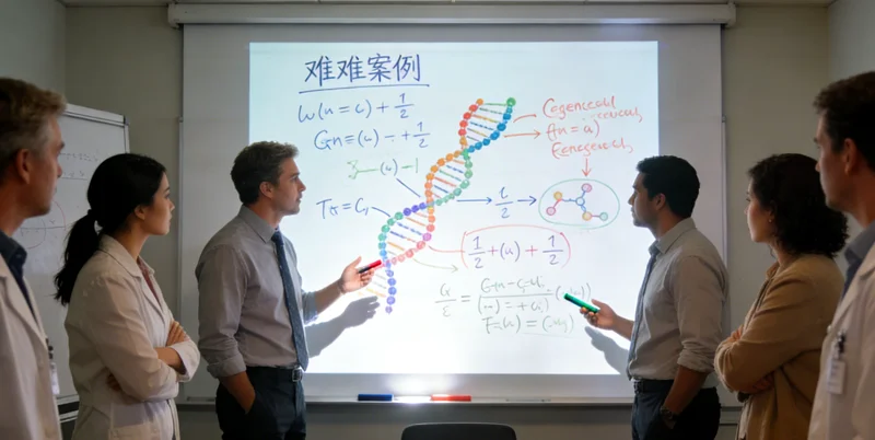 武夷山医生与患者进行遗传咨询沟