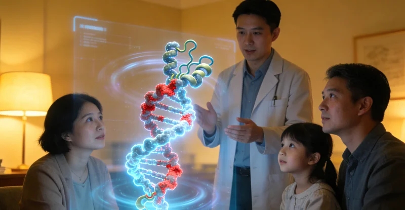 安国家庭在进行遗传咨询与沟通