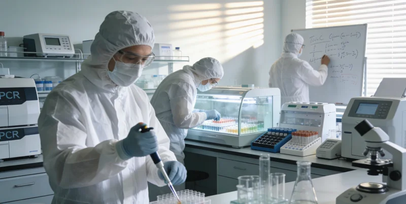 专业基因检测实验室内部高通量测