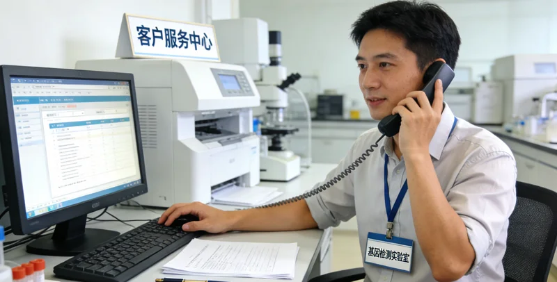 保山患者在医院与医生进行遗传咨