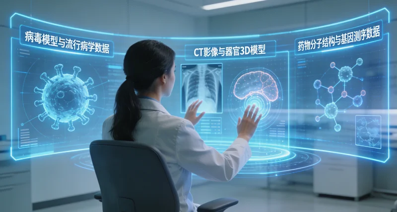 图们女性进行遗传咨询沟通场景