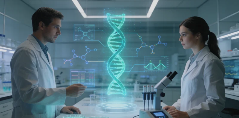 儋州家庭共同查看并讨论基因检测