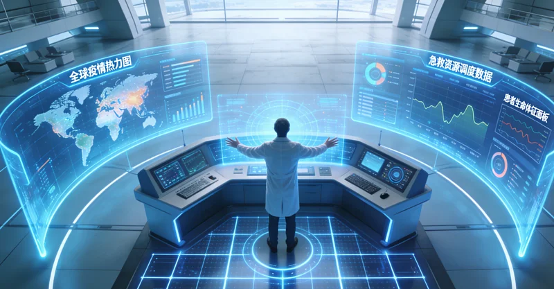 乐山家庭共同查看健康报告讨论