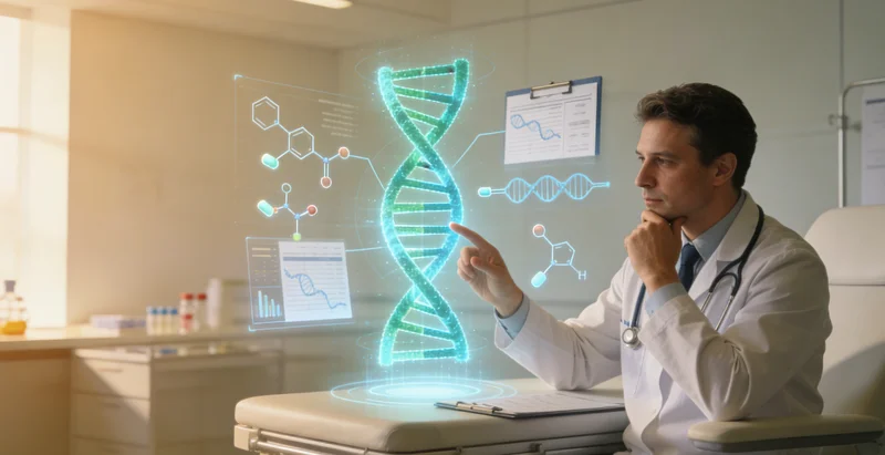 许昌医生与患者讨论基因检测报告