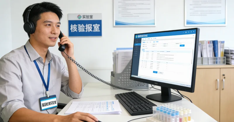 潍坊女性进行遗传咨询场景