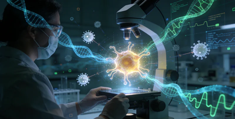 庐山自然风光下康复者眺望远方