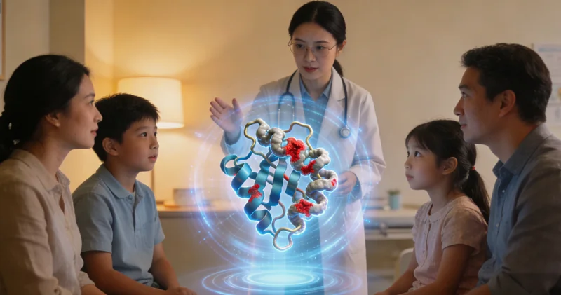 什邡女性遗传咨询师分析家系图