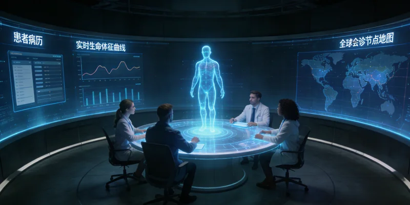 化州市民在医院进行遗传咨询场景