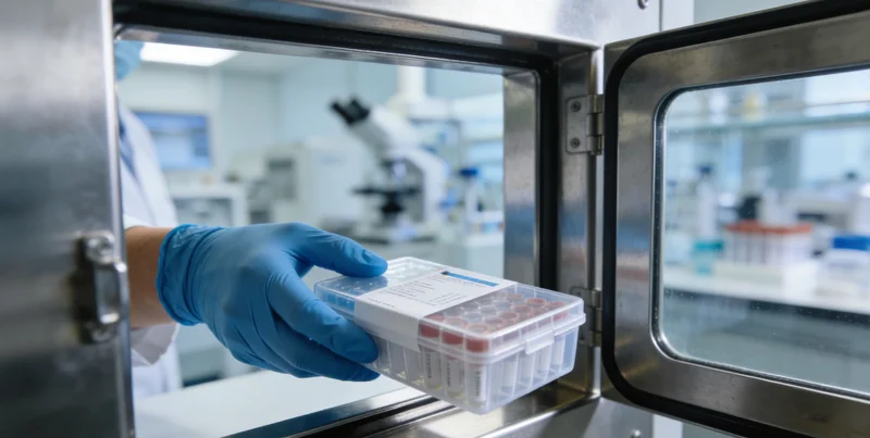 信阳基因检测采样抽血流程实拍