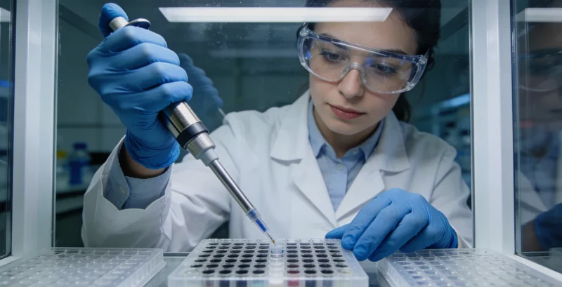 沅江医护人员进行静脉血样本采集