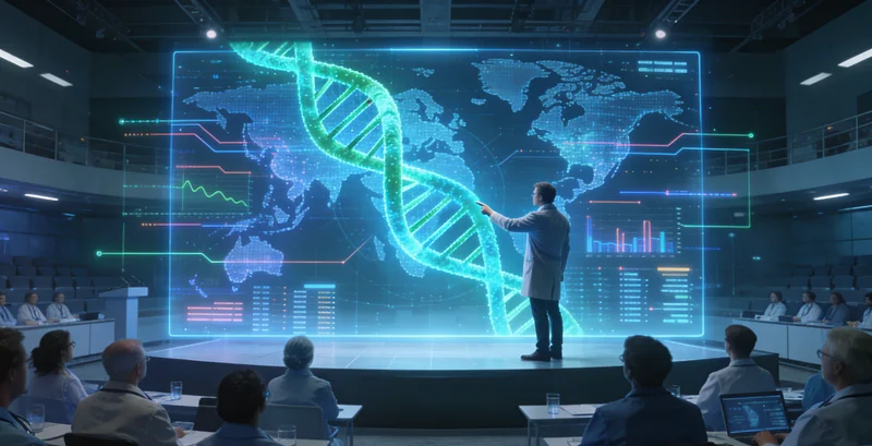 阿旗患者家属与医生共同查看基因