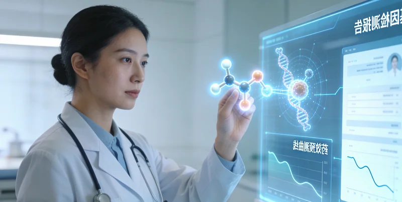 辽阳肠癌患者与医生讨论基因检测