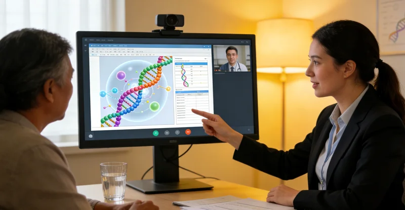 青岛遗传咨询门诊中医患沟通场景