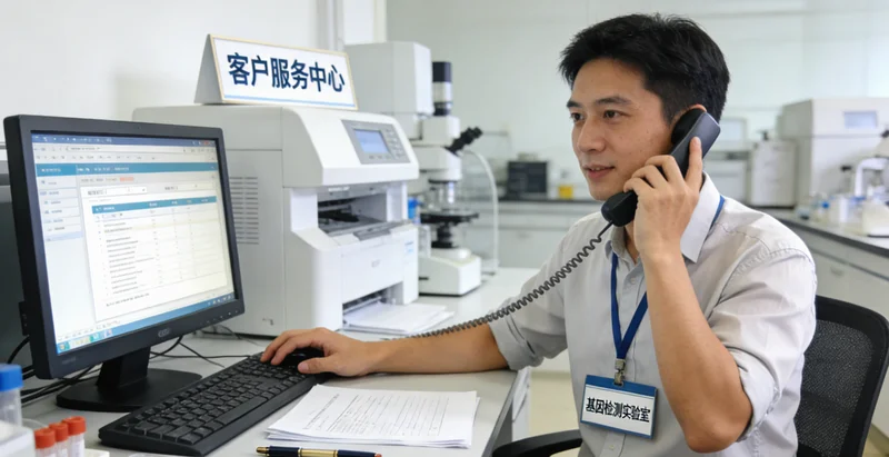 胶州家庭接受遗传咨询场景