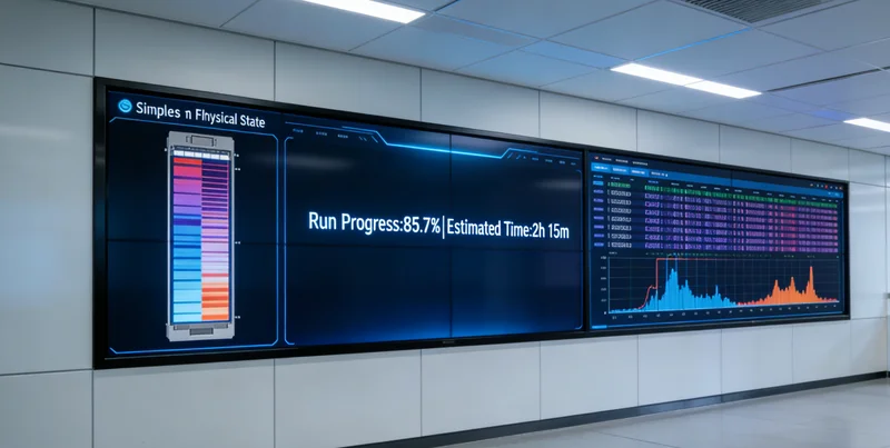 高通量基因测序实验室工作场景