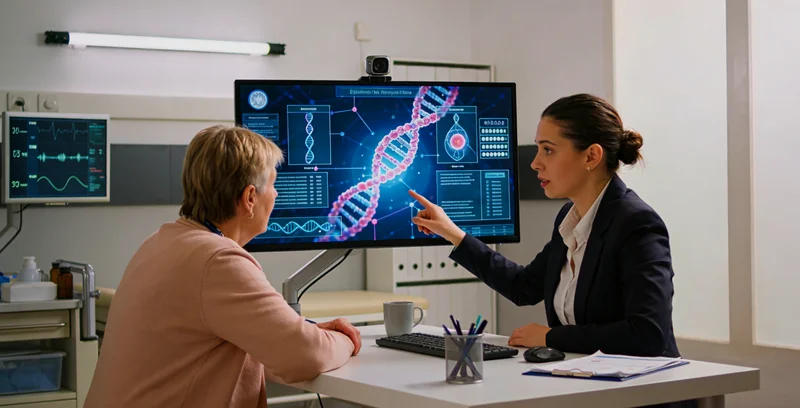 西苏旗医生诊室解读基因检测报告